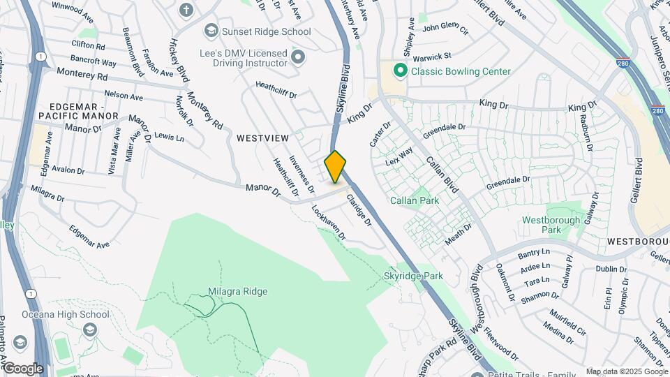 675 Manor Dr Map and Location Details