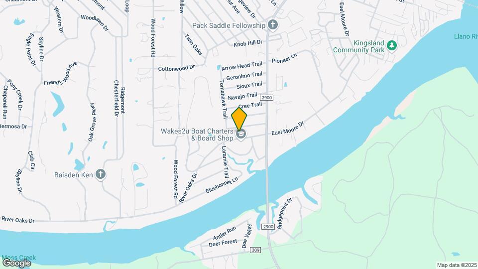 1635 River Oaks Dr Map and Location Details