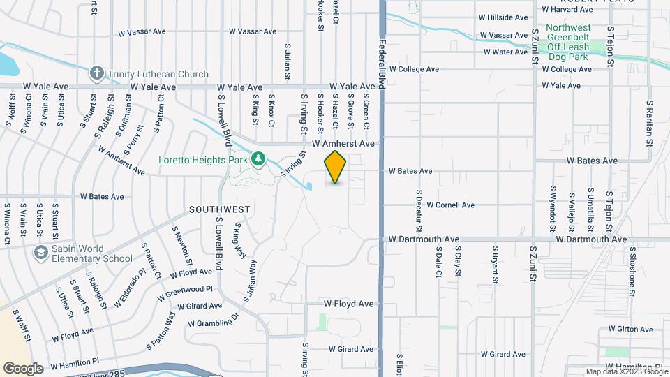 3120 W Bonfils Pl Map and Location Details