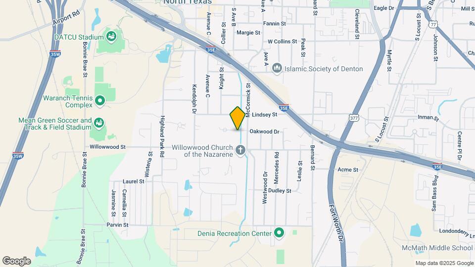 1415 Oakwood Dr Map and Location Details