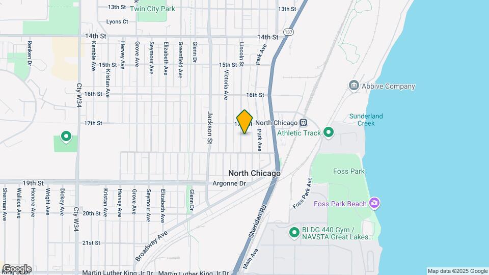 1721 Lincoln St Mapa y Detalles de la Ubicación