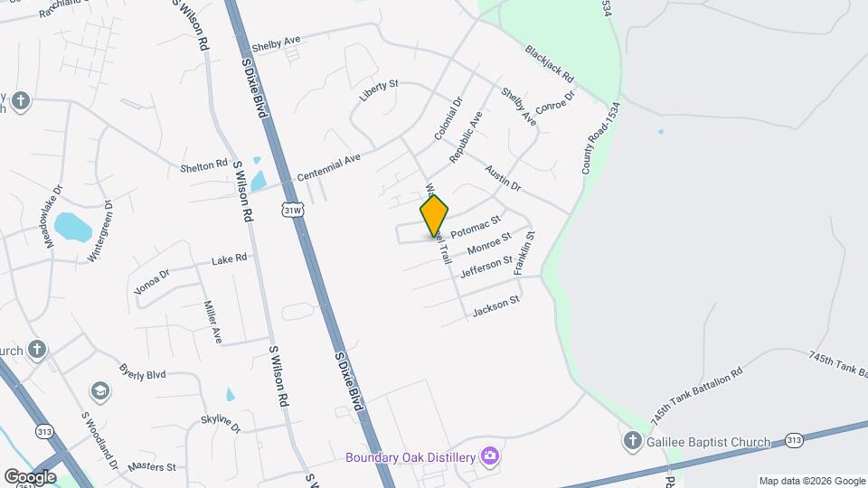 602 Potomac Ct Map and Location Details