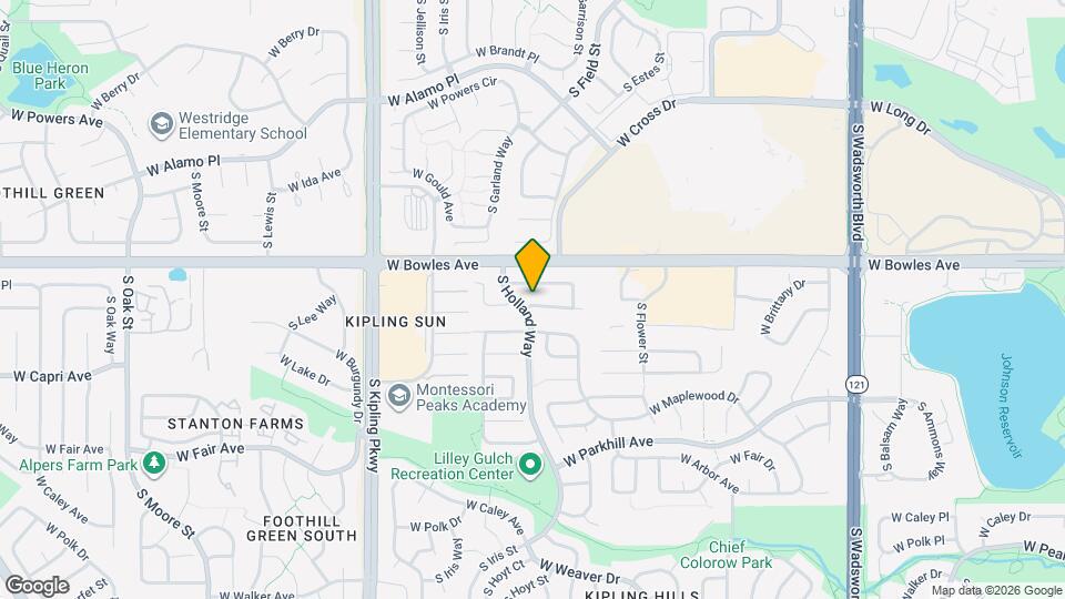9439 W Burgundy Ave Map and Location Details