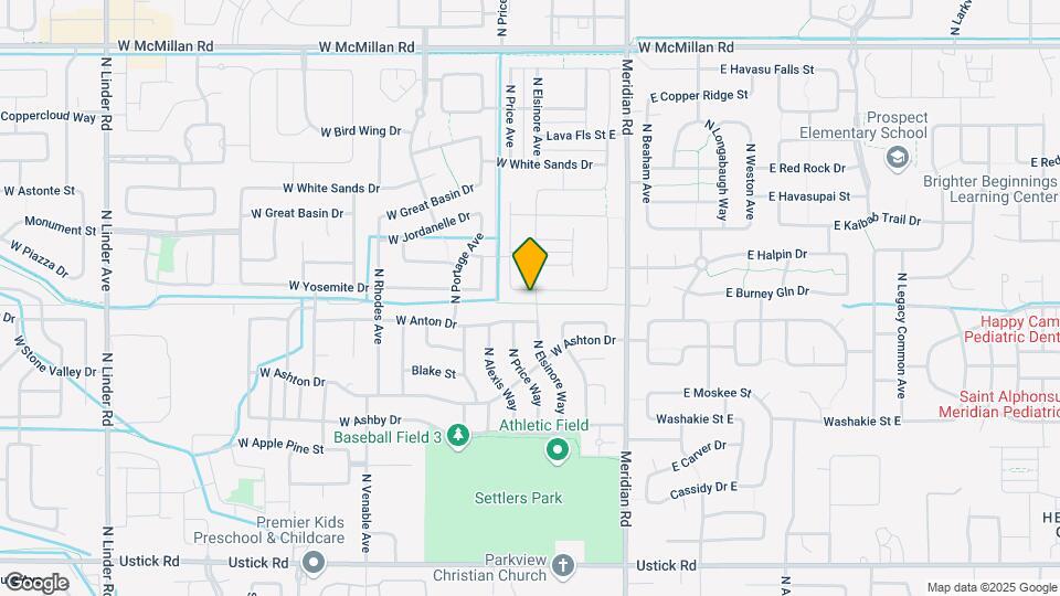303 W Yosemite St Map and Location Details