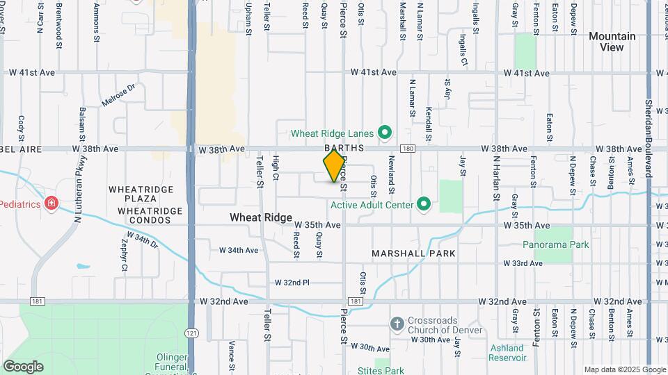 3605 Pierce St Map and Location Details