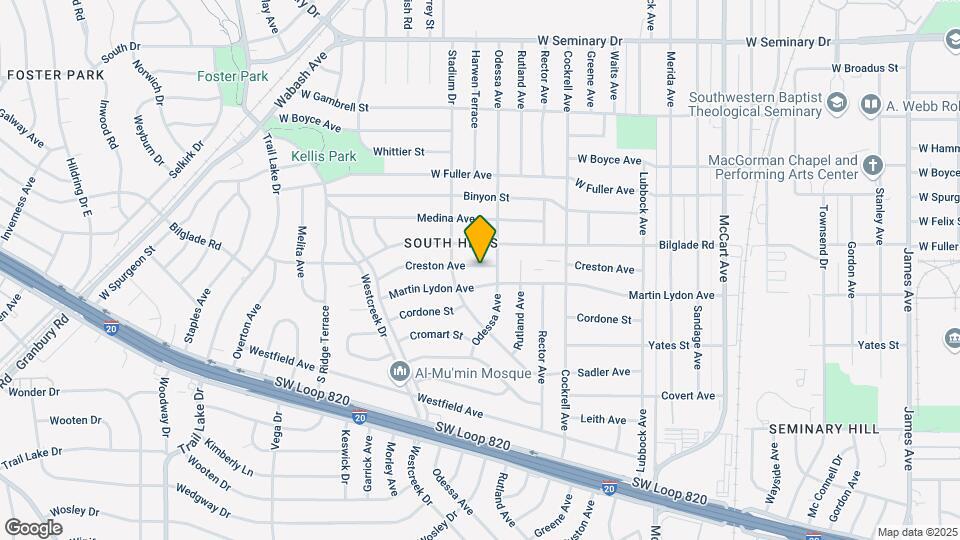 3259 Creston Ave Map and Location Details