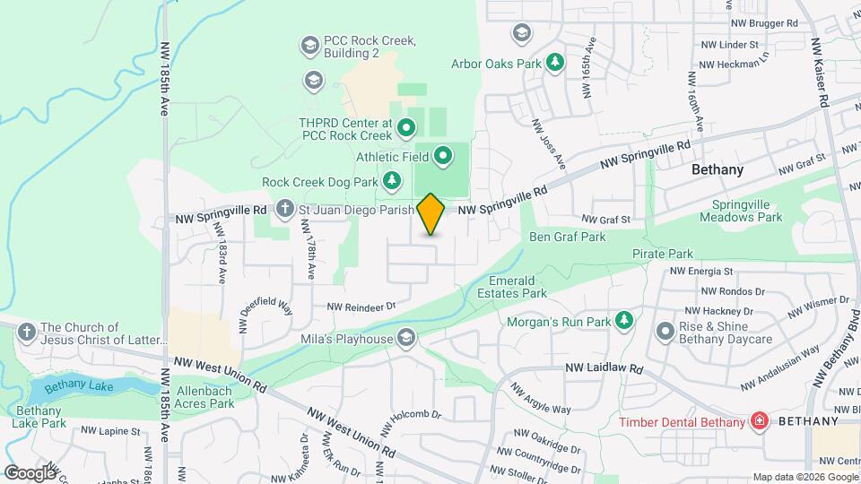 17209 NW Millbrook St Map and Location Details