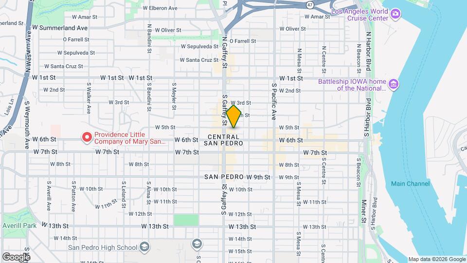 659 W 5th St Mapa y Detalles de la Ubicación