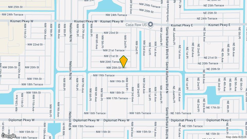 318 NW 20th St Map and Location Details