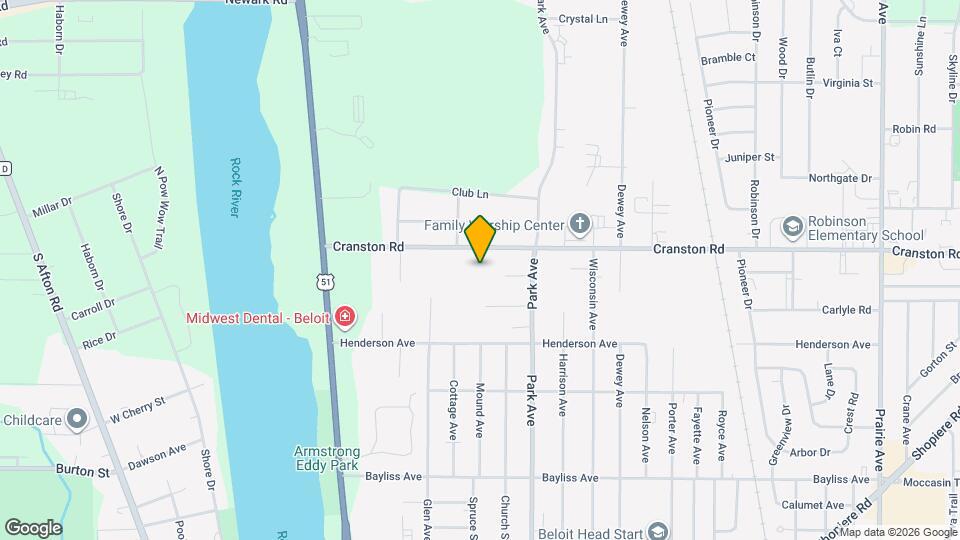 816 Cranston Rd Map and Location Details