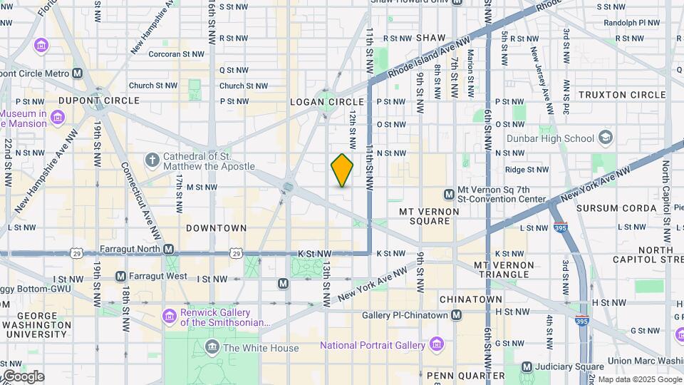 1212 M St NW Map and Location Details