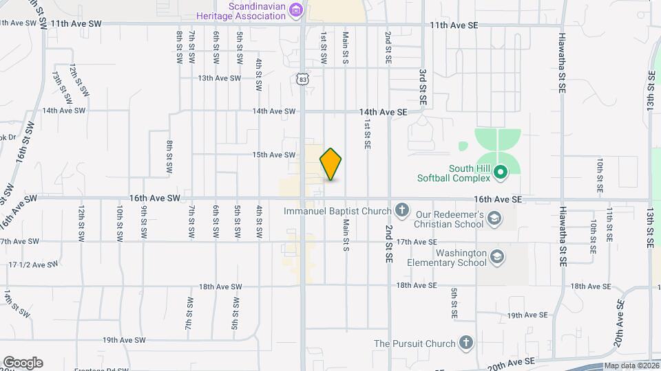 1535 1st St SW Map and Location Details