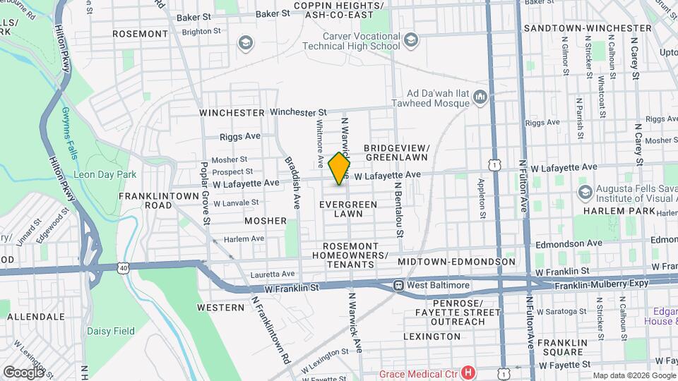 2514 Calverton Heights Ave Map and Location Details