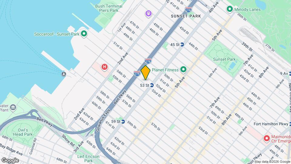 355 53rd St Map and Location Details