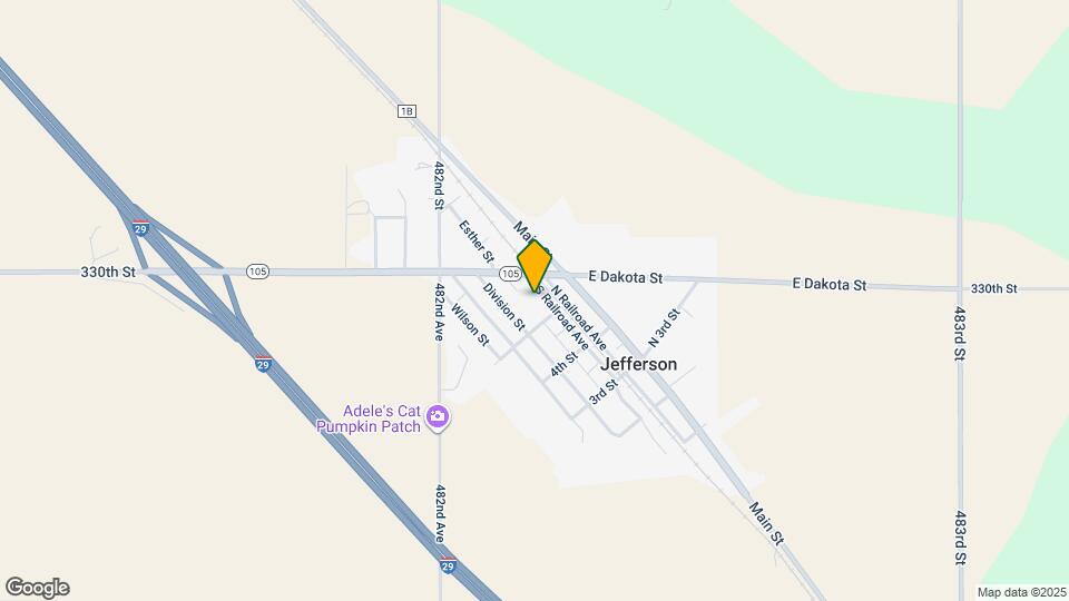 509 S Railroad Ave Map and Location Details