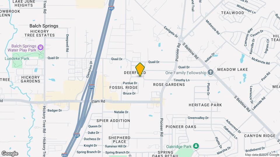 12832 Dove Field Ln Mapa y Detalles de la Ubicación