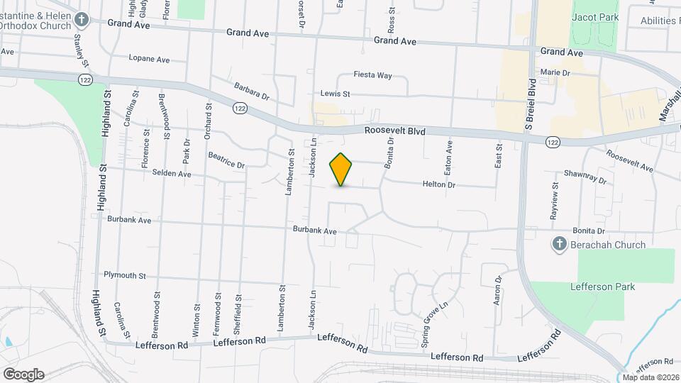 3504 Greenwood Dr Map and Location Details