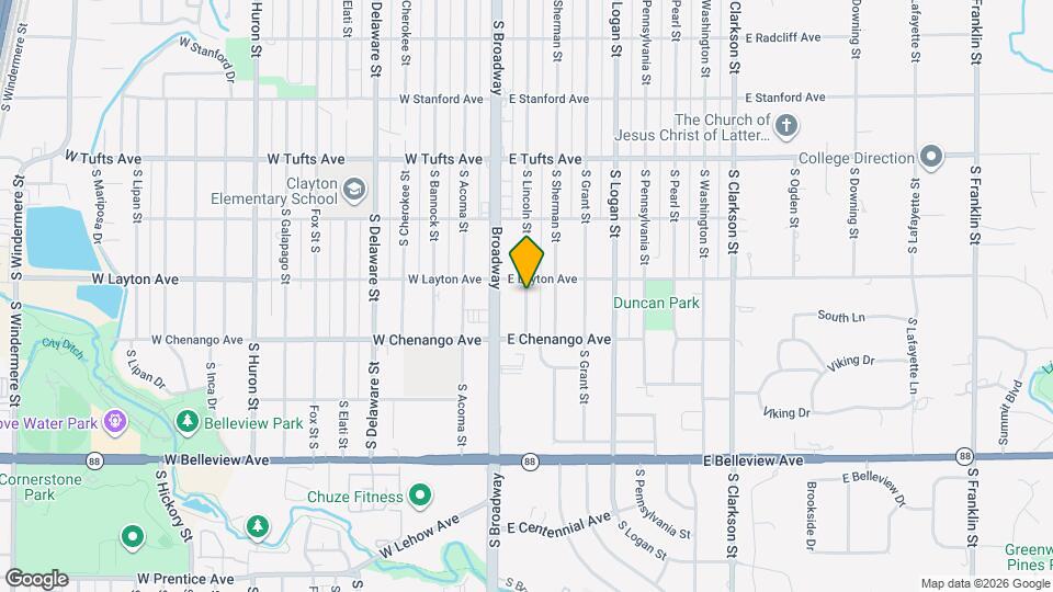 4819 S. Lincoln- Map and Location Details