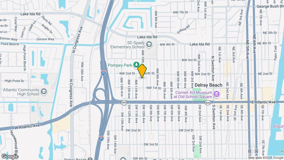 128 NW 10th Ave Map and Location Details
