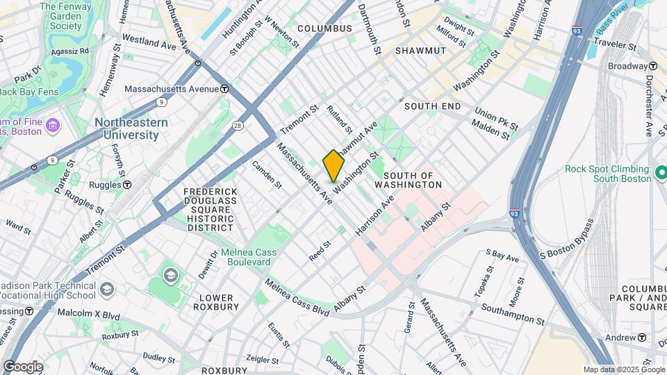 1721 Washington St, Unit 503 Map and Location Details