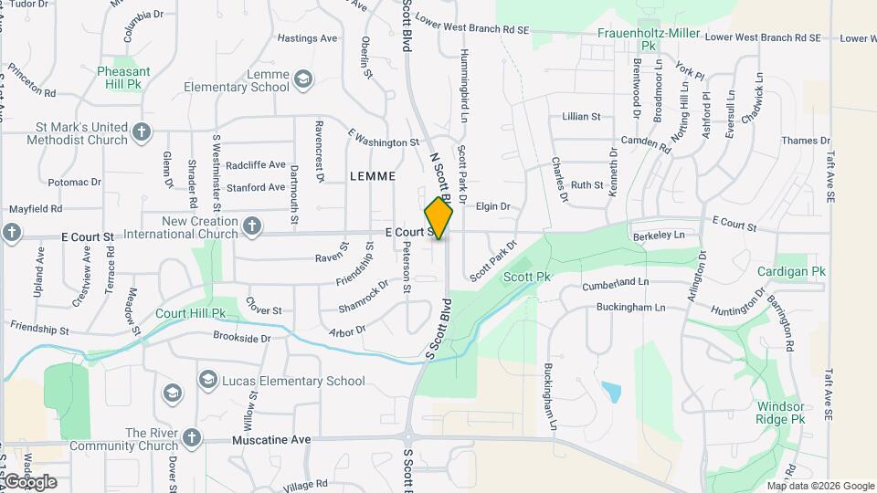 437 S Scott Blvd Map and Location Details