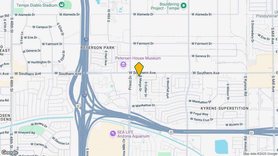 3320 S Margo Dr Map and Location Details