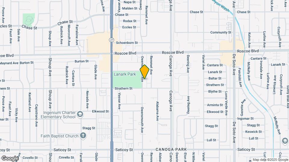 8030 Owensmouth Ave, Unit 7 Map and Location Details