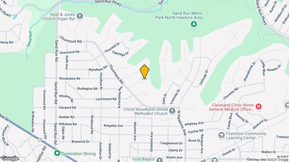 1811 Breezewood Dr Map and Location Details