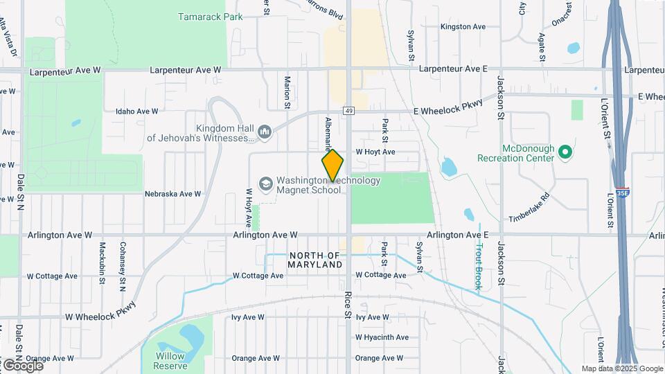 1508 Albemarle St Map and Location Details