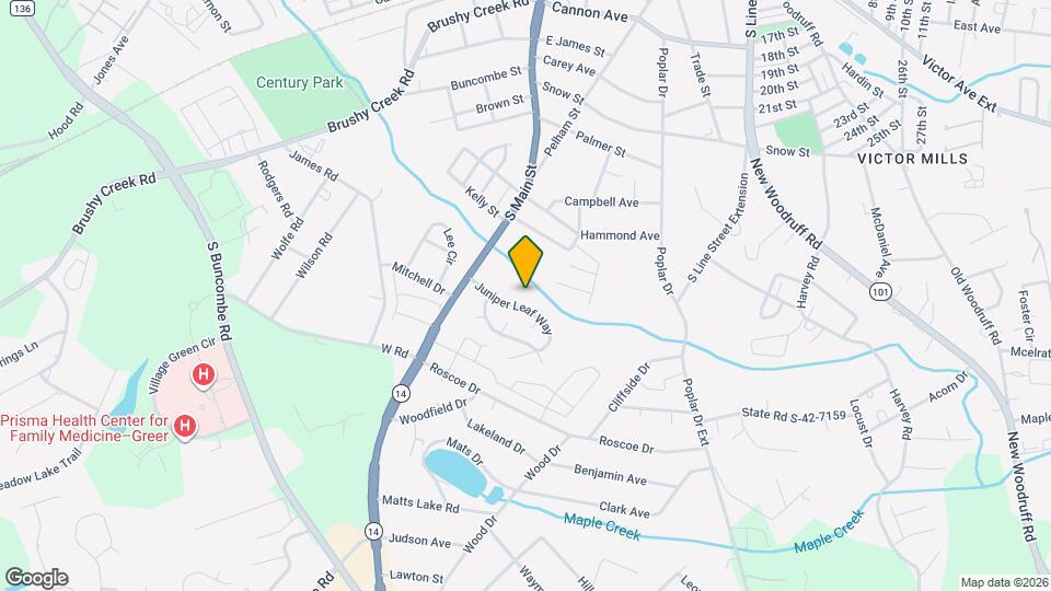 211 Juniper Leaf Way Map and Location Details