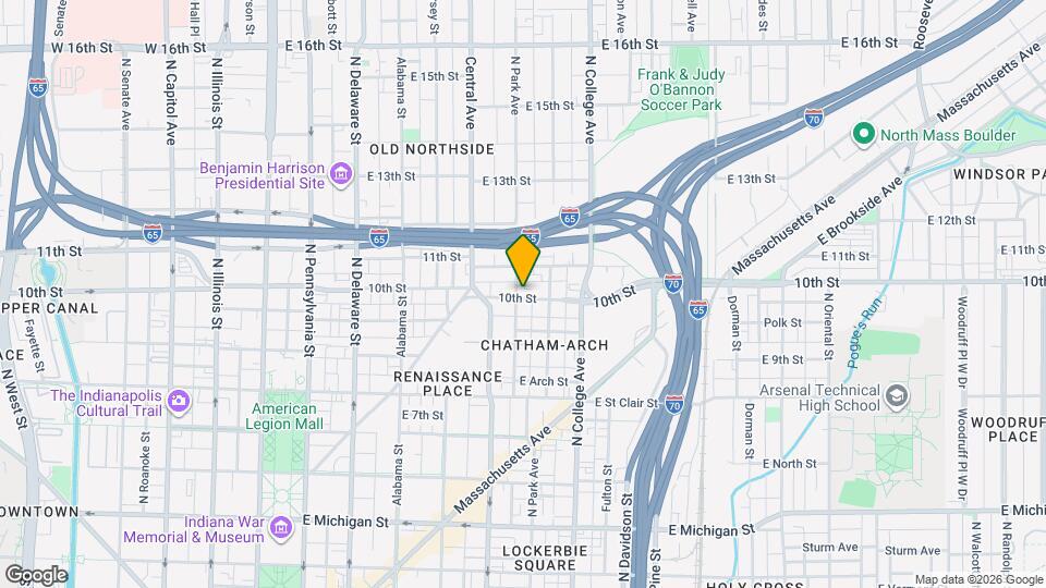 604 E 10th St Mapa y Detalles de la Ubicación