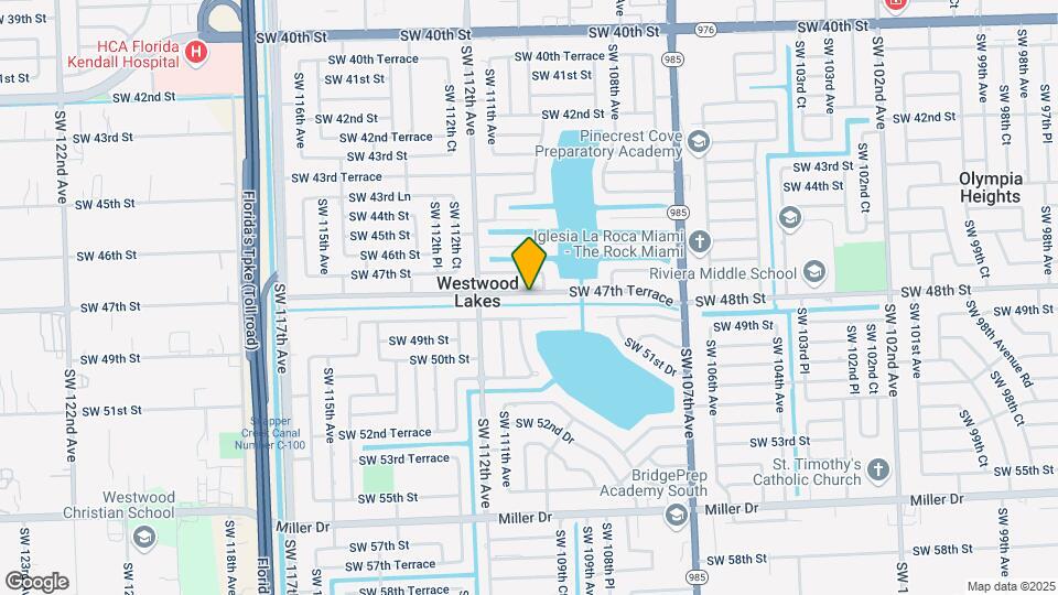 11000 SW 47th Terrace Map and Location Details