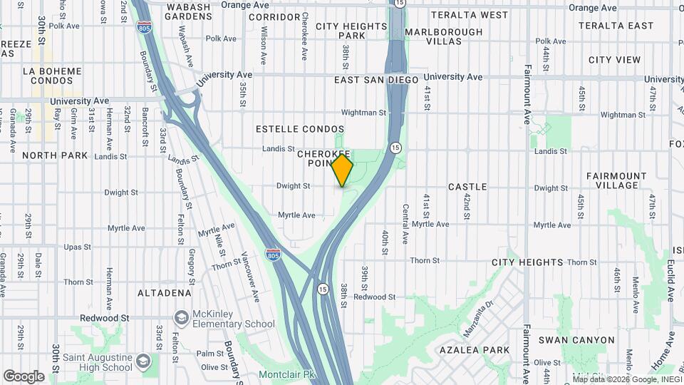 3560 38th St Map and Location Details