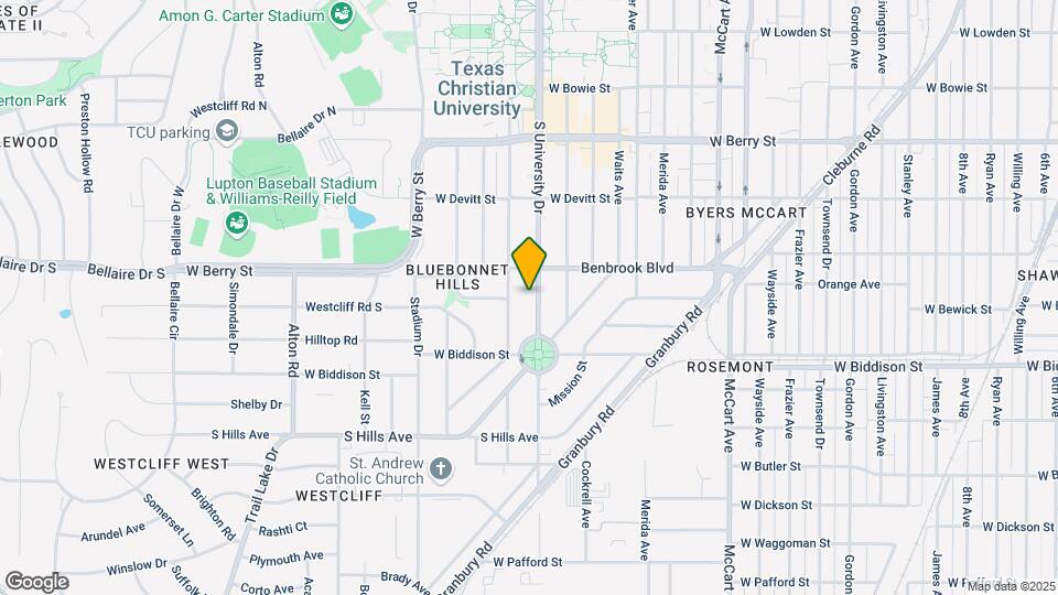 3324 S University Dr Map and Location Details