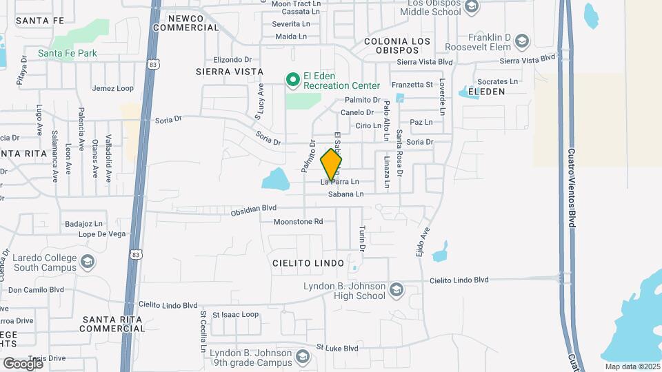 2521 La Parra Ln Map and Location Details