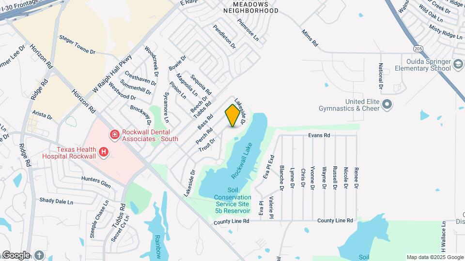 737 Lakeside Dr Map and Location Details