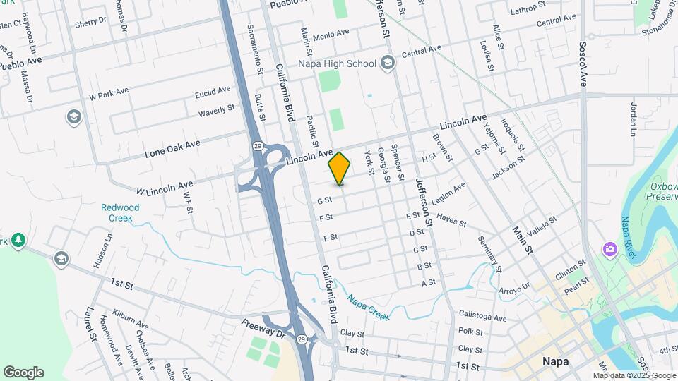 2111 Marin St Map and Location Details