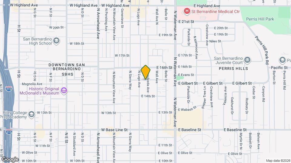 179 E 15th St Map and Location Details