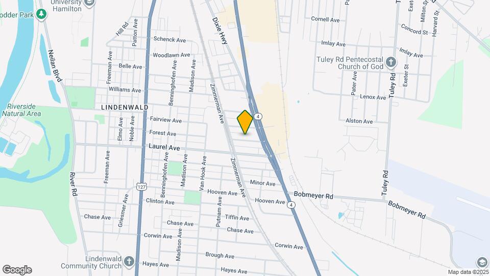 1040 Forest Ave Map and Location Details