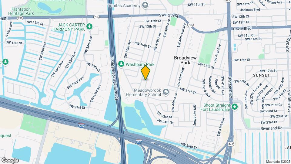 2135 SW 46th Terrace Map and Location Details