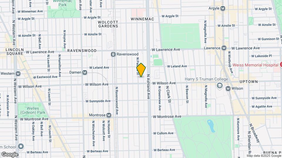 4619 N Paulina St Map and Location Details