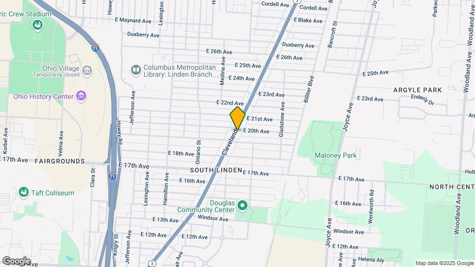 1798 Cleveland Ave Map and Location Details