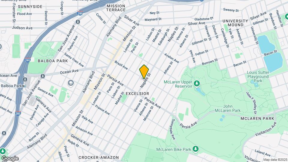 404 Naples St Map and Location Details