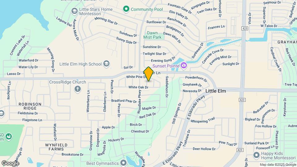 2709 Cedar Crest Dr Map and Location Details