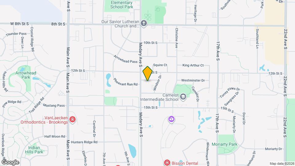 1018 Castlewood Dr Map and Location Details