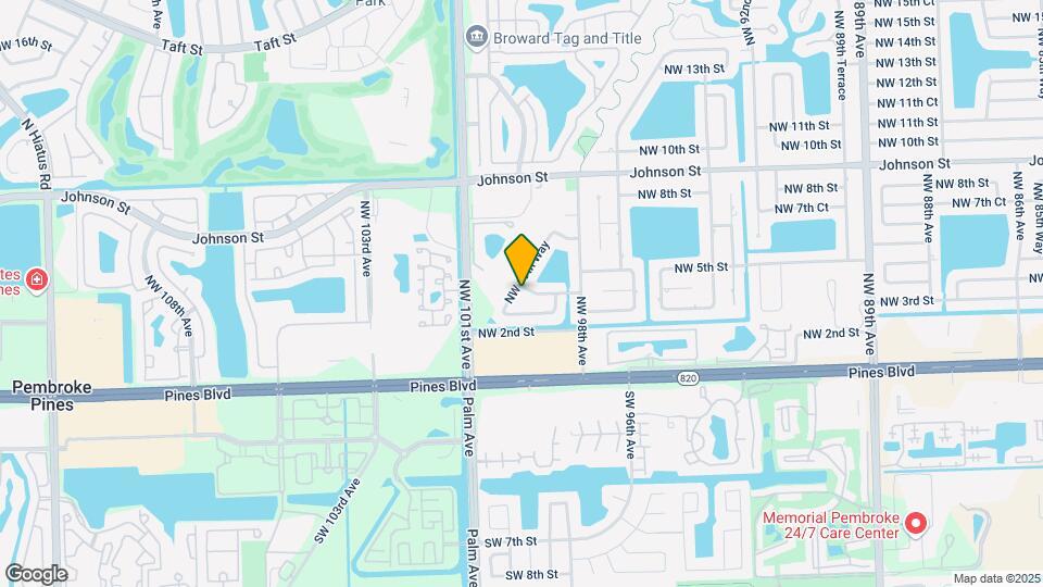 351 NW 99th Way Map and Location Details