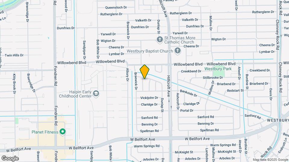10707 Glenfield Ct Map and Location Details