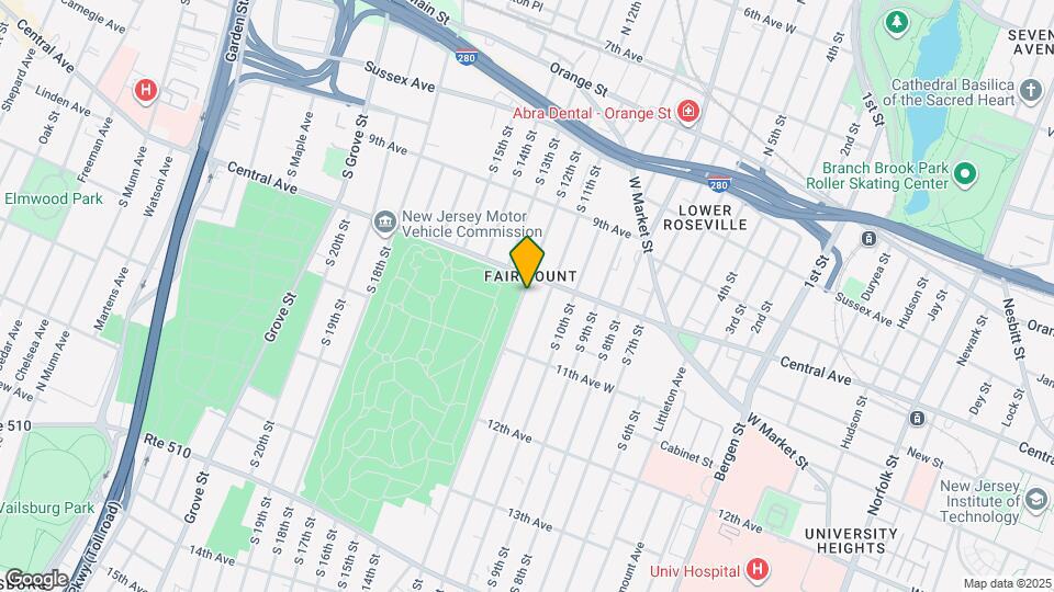 154 S 12th St Map and Location Details