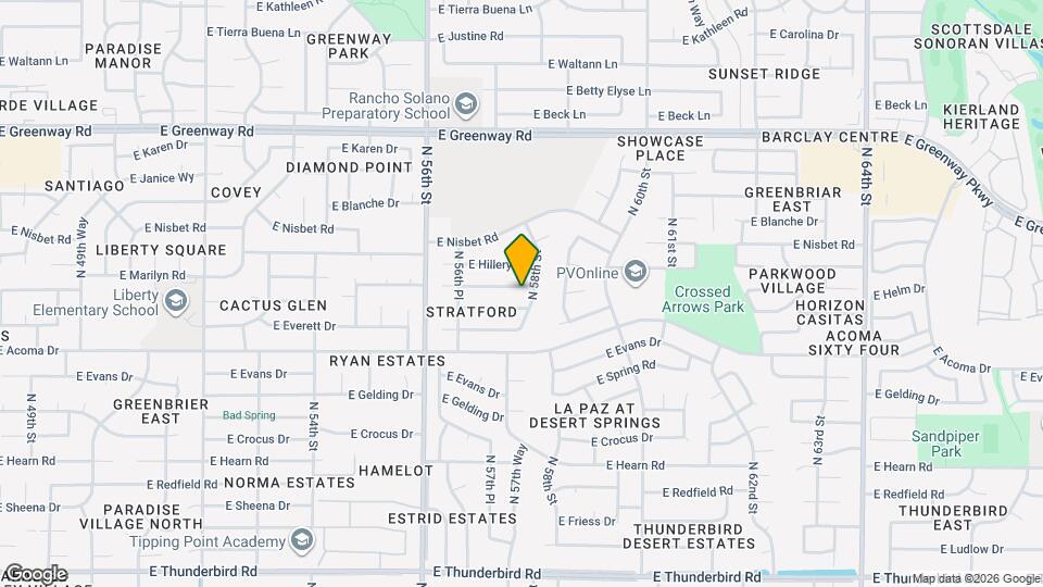 5731 E Marilyn Rd Map and Location Details