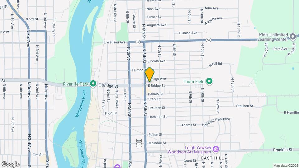 608 E Bridge St, Unit Upper Map and Location Details